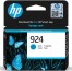 212844 - Cartouche d'encre cyan originale HP No. 924c, 4K0U3NE